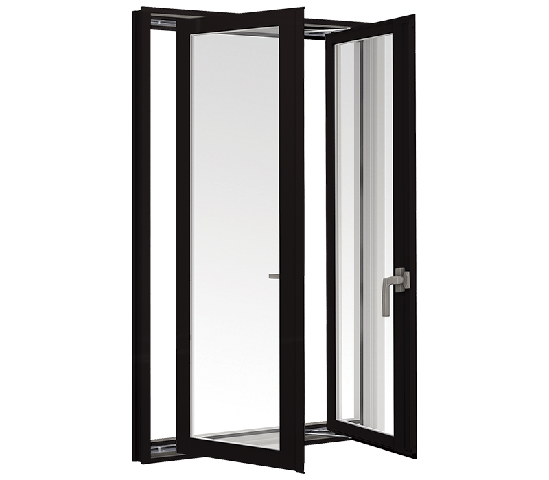 Double casement window