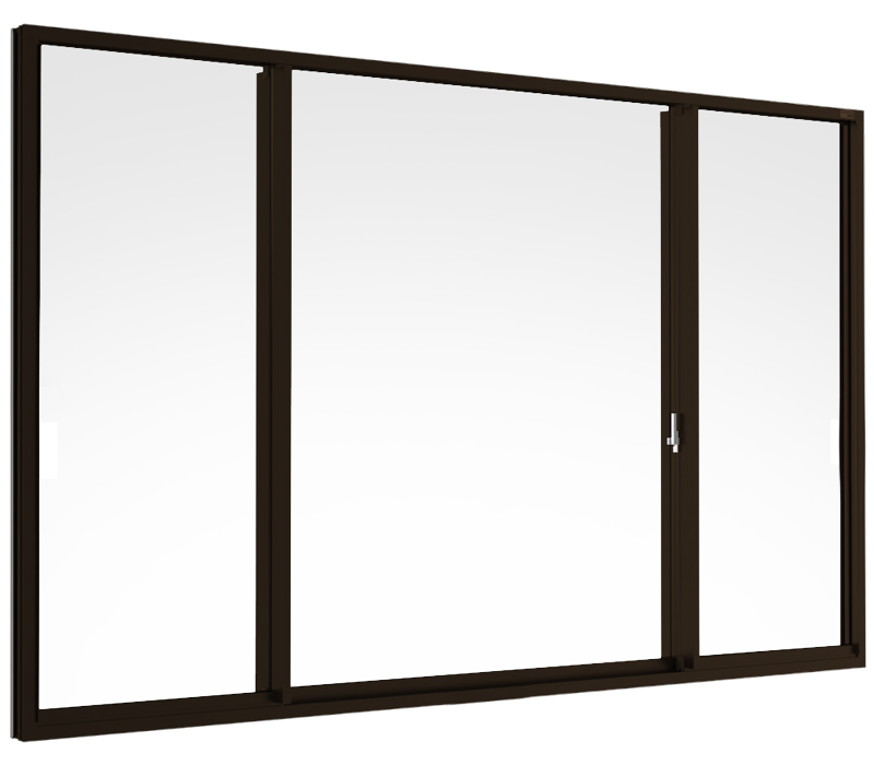 Sliding window (3 panels on 2 tracks) SFS