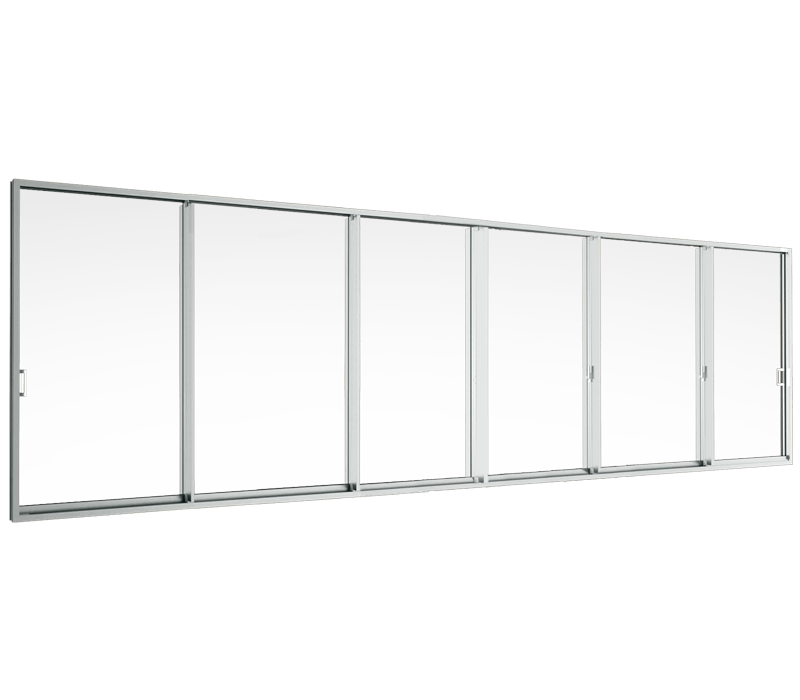 6 Panels - Aluminium Sliding Doors