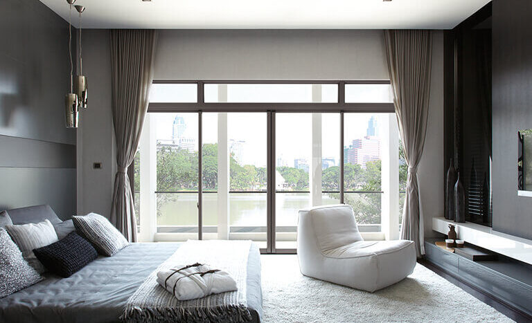 Glass aluminium windows