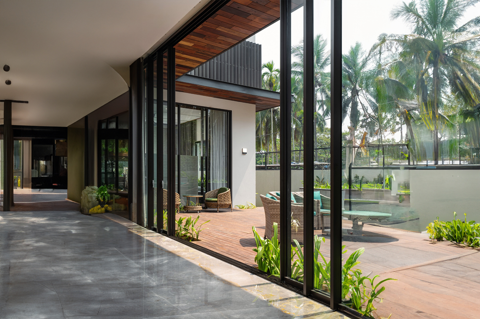 Multi-Fold French Balcony Doors - Tostem India