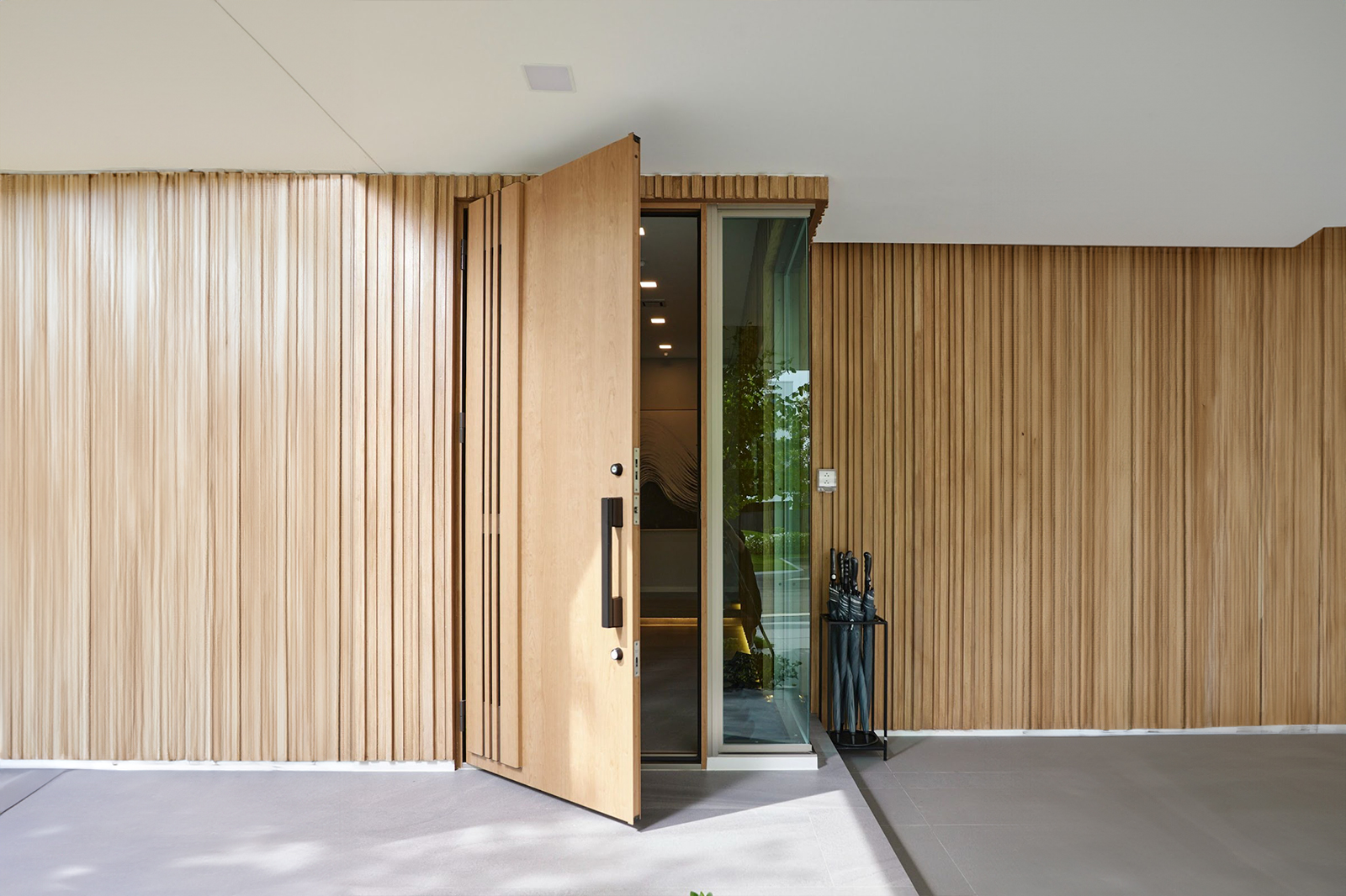 Main Door Design With Glass Window