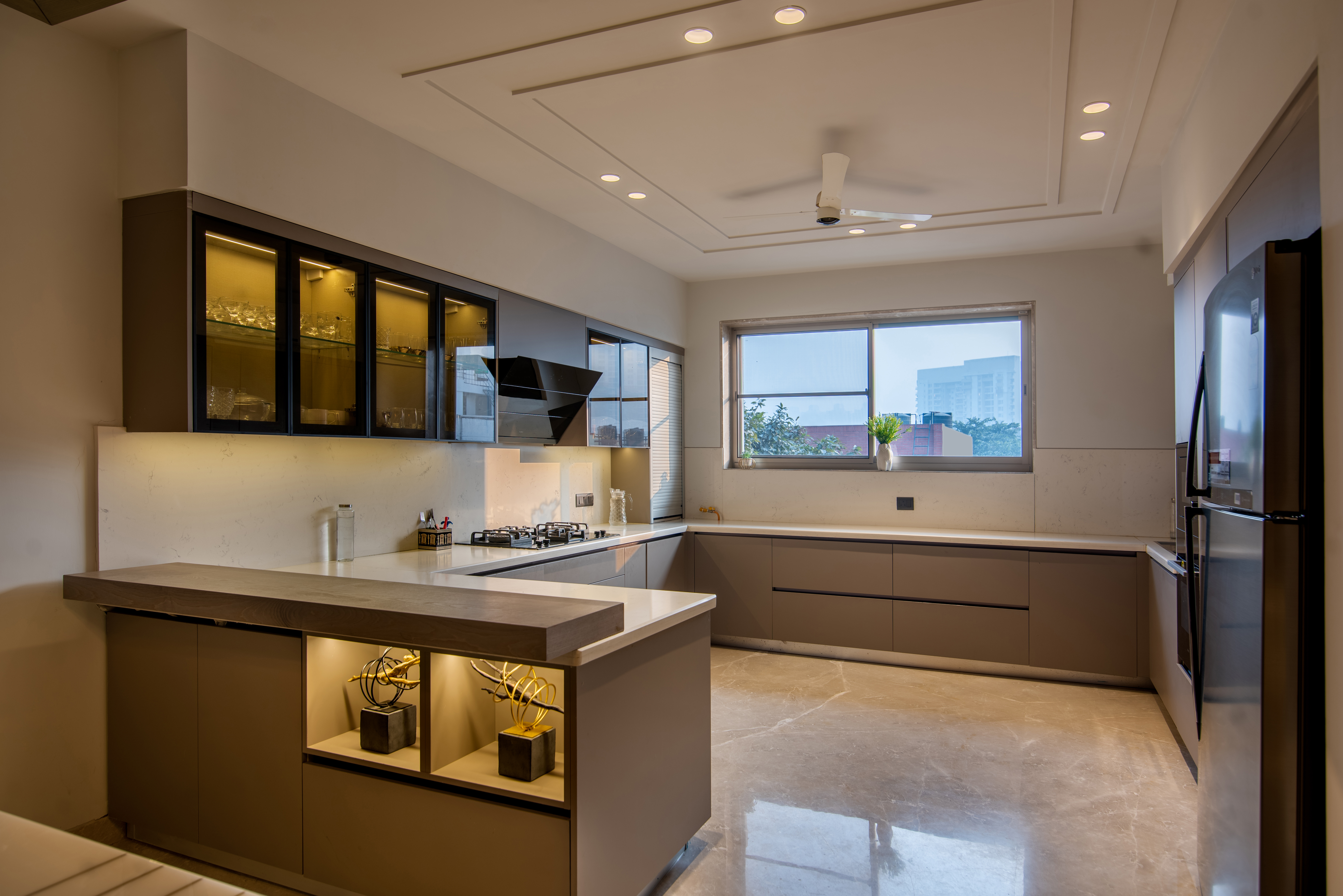 kitchen arch design images - Tostem India