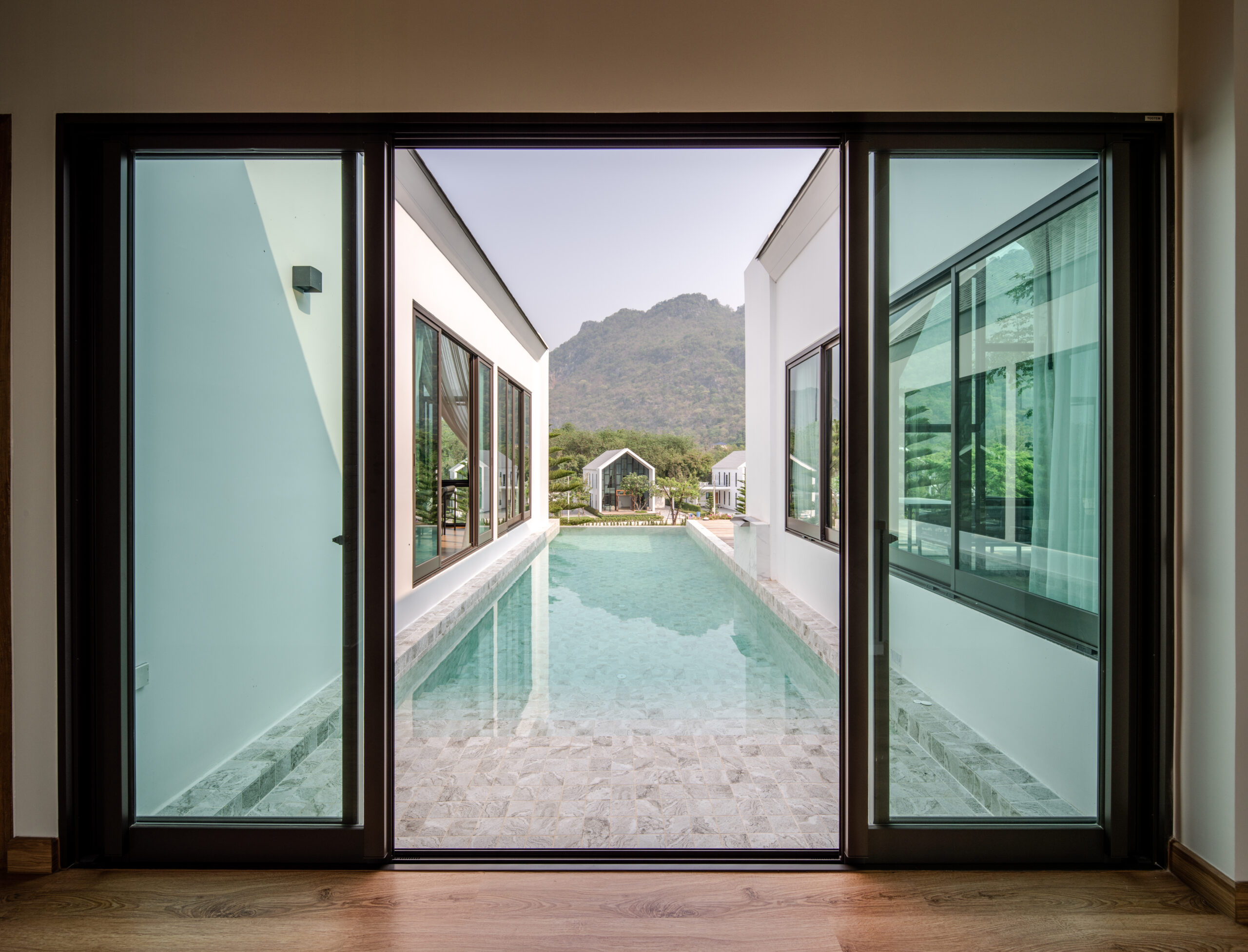 Open Shower Partition Concept - Tostem India 