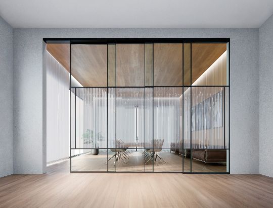 Aluminium Hangingg Door - Tostem India