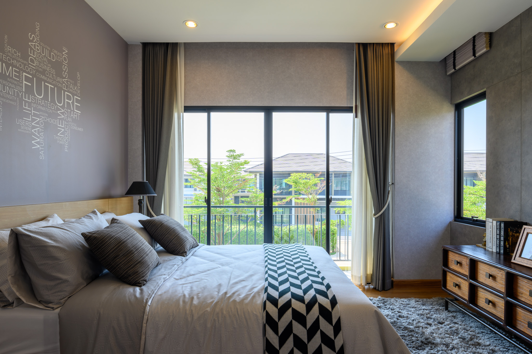 Plywood Almirah with Glass Door Design - Tostem India