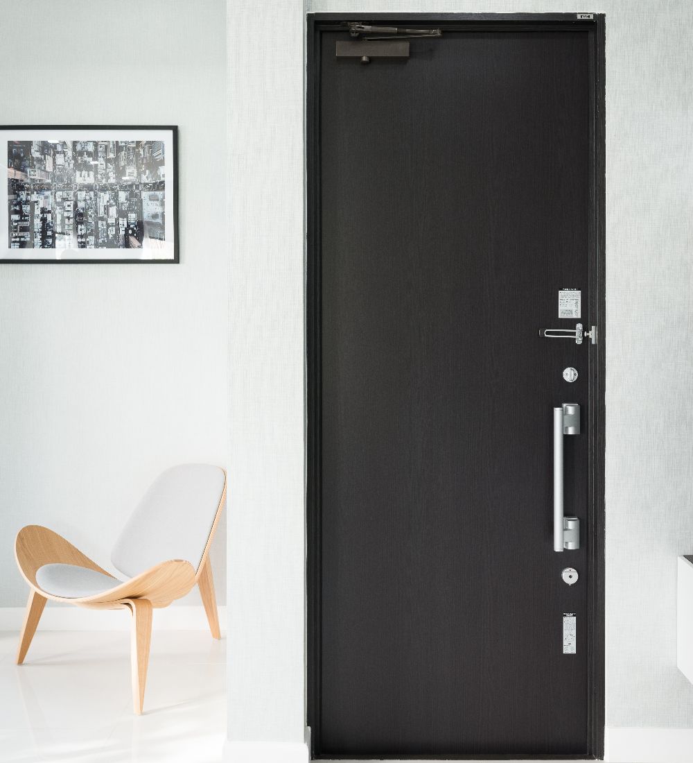 Golden Gothic Handle Door Design - Tostem India