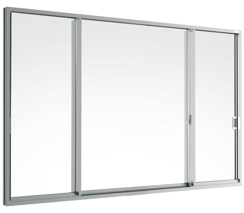 Sliding window (3 panels on 2 tracks) SFS