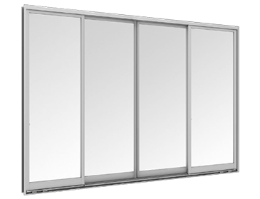 Sliding Window (4 Panels On 2 Tracks) We Plus